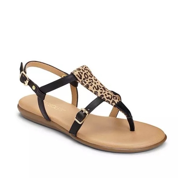 Aerosoles Obstachle Leopard Gladiator Sandal - Picture 2 of 4